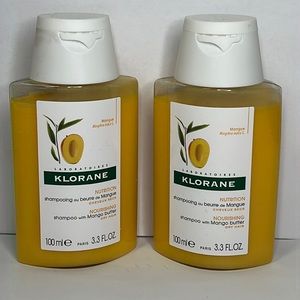 Klorane Nourishing Shampoo w/Mango Butter (lot of 2pc)